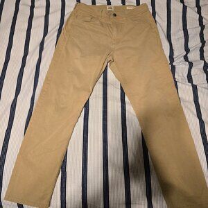 FLINT AND TINDER KHAKI 365 PANT TAPERED FIT 30X30